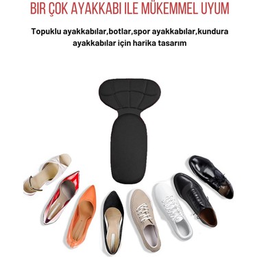 Black Deer Black Deer Ayakkabı Topuk Vurma Önleyici ve Daraltma Pedi Ayakkabı Içi Koruyucu Aparat Topuk — 5. ürün görseli