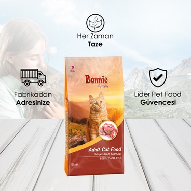 Bonnie Bonnie Dana Etli Yetişkin Kedi Maması 20 kg Ekonomik Seçenek Türkiye — 3. ürün görseli