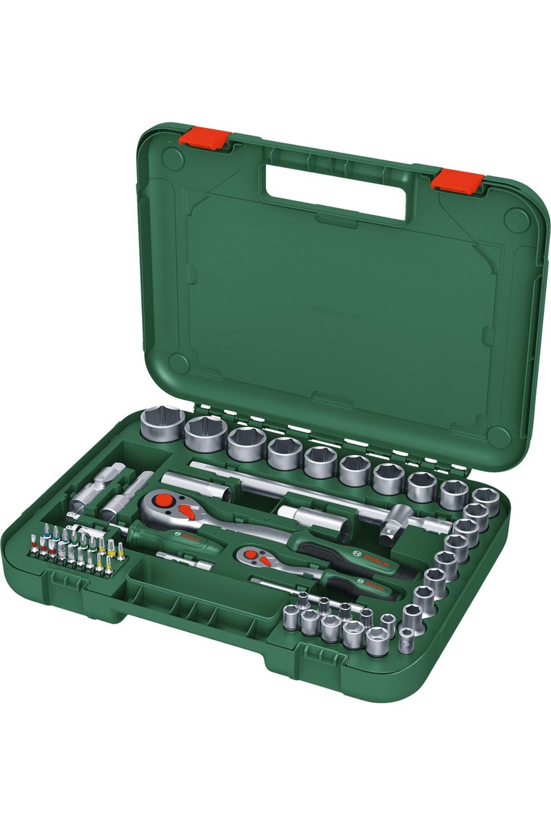 Bosch 1/4 + 1/2 Cırcırlı Somun Sıkma Seti 56 Parça 1.600.A02.Z9B