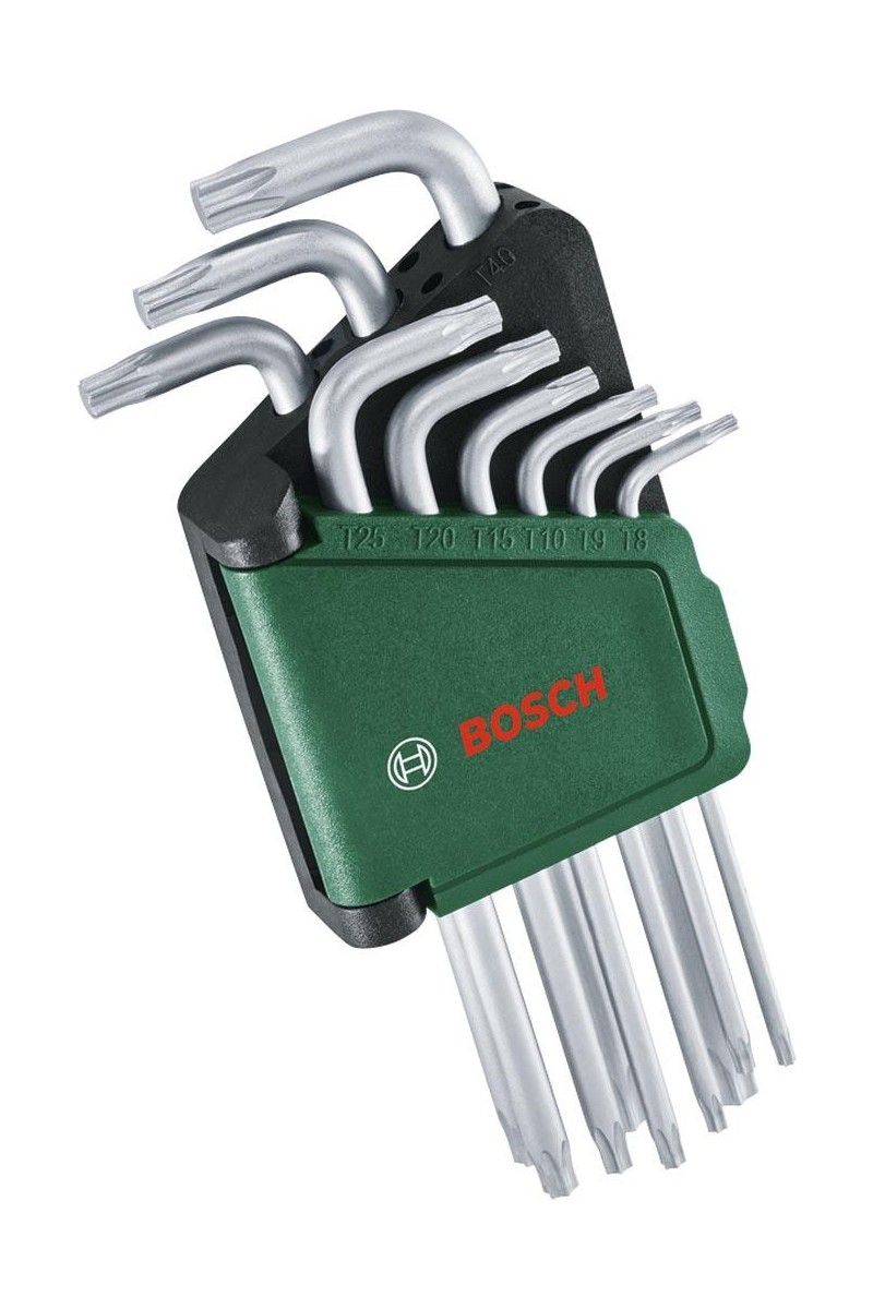 Bosch Alyan Anahtar Takımı Torx 9 Parça Yüksek Kaliteli Çelik Malzeme