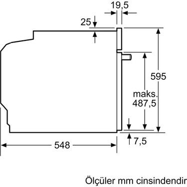 Bosch Bosch HUA736EV0T Ankastre Fırın Buhar Destekli — 4. ürün görseli