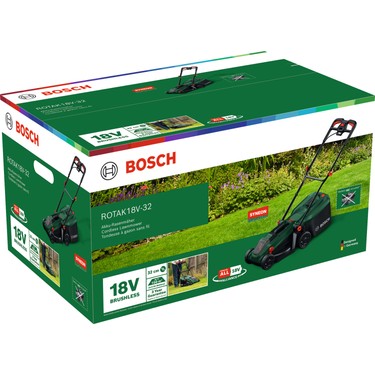 Bosch Bosch Rotak 18V-32 Akülü Çim Biçme Makinesi (1x 4.0AH, Tek — 2. ürün görseli
