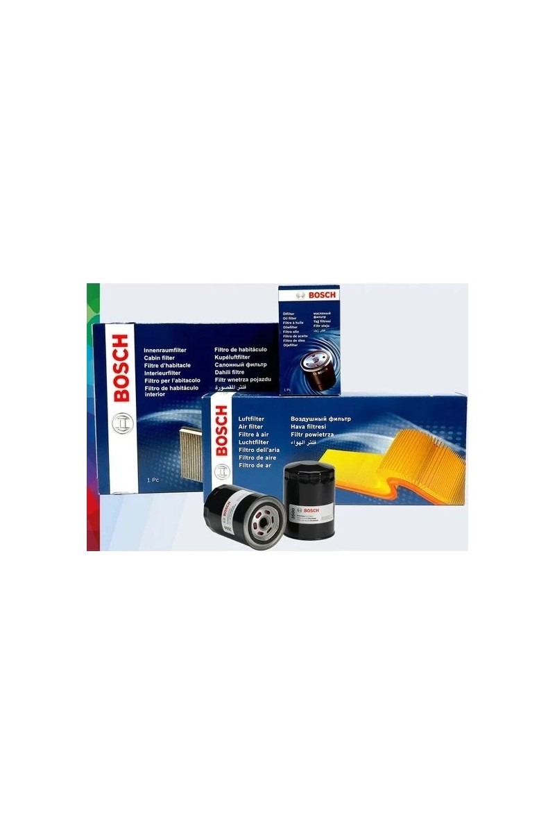 Bosch Toyota Corolla 1.4 D4D 4'lü Filtre Bakım Seti 2007-2018
