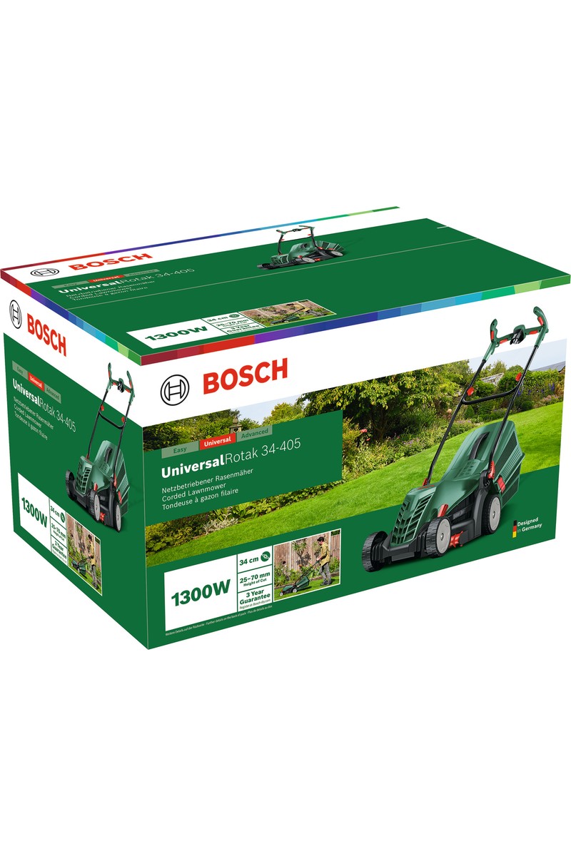 Bosch Bosch Universalrotak 34-405 Elektrikli Çim Biçme Makinesi Ayarlanabilir Kesme Yüksekliği 10 cm — 2. ürün görseli