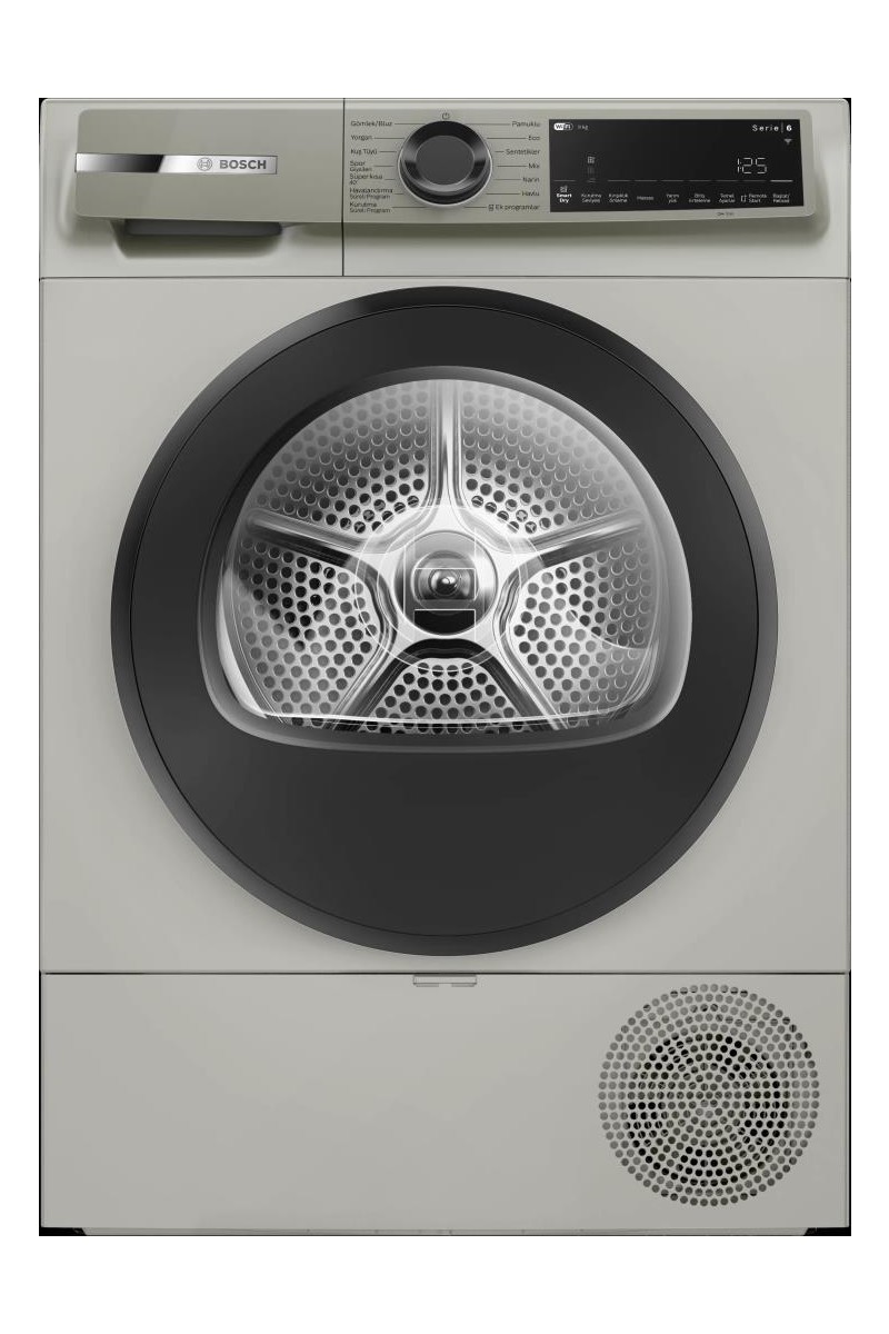 Bosch Bosch WQJ2420XTR Isı Pompalı Kurutma Makinesi 9 kg Gümüş Serie 6 Enerji Sınıfı E Nem Sensörü — 6. ürün görseli