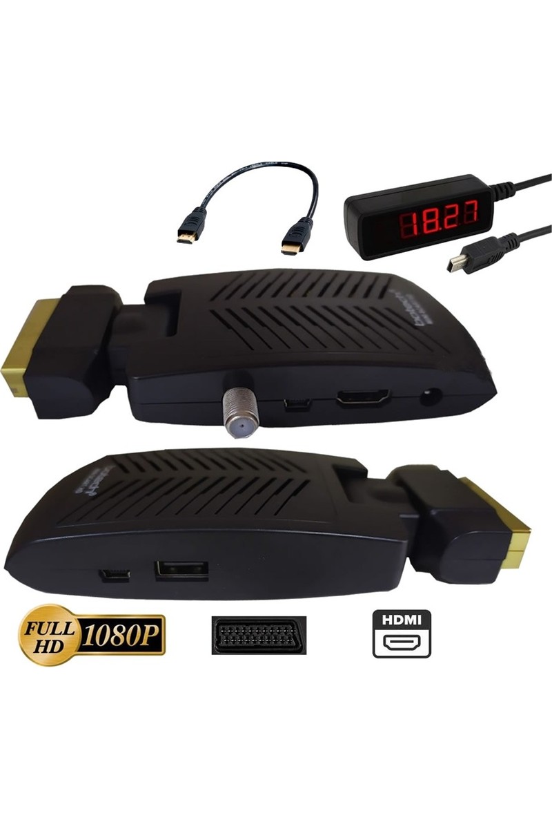 Botech Mini Scart HDMI Full Hd USB Uydu Tüplü Tv ve LED Tv Uyumlu 111019