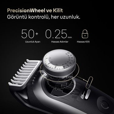 Braun Braun Sakal Düzeltici Series 9, +7 Berber Ekipmanları, 52 Uzunluk, Problade, — 4. ürün görseli