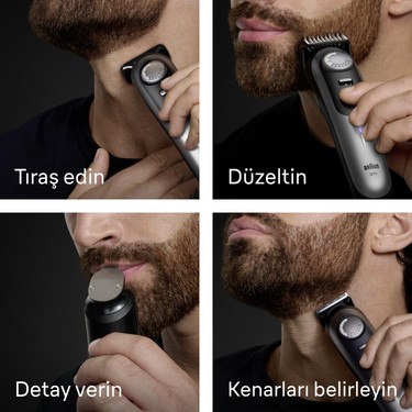 Braun Braun Sakal Düzeltici Series 9, +7 Berber Ekipmanları, 52 Uzunluk, Problade, — 5. ürün görseli