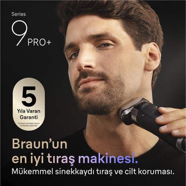 Braun Braun Series 9 Pro+ Elektrikli Tıraş Makinesi, Islak ve Kuru, Smartcare Merkezi, — 2. ürün görseli