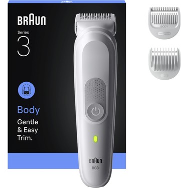 Braun Braun Vücut Tıraş Makinesi Series 3, +3 Aksesuar, Su Geçirmez, fiyatı ve görseli
