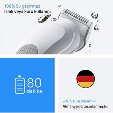 Braun Braun Vücut Tıraş Makinesi Series 3, +3 Aksesuar, Su Geçirmez, BG3530 — 6. ürün görseli