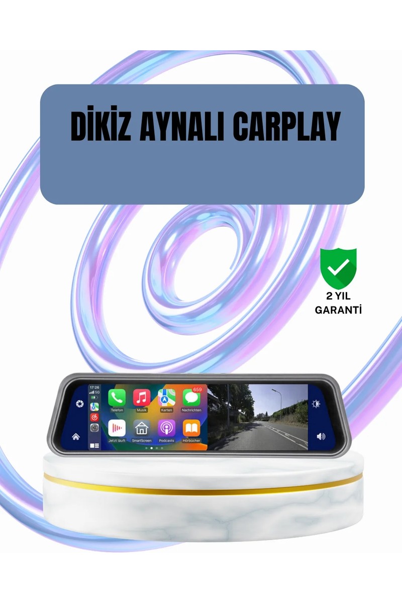 Brf Store Brf Store Isoprıme Ön Arka Kameralı Dokunmatik Dikiz Aynası 170° Geniş — 6. ürün görseli
