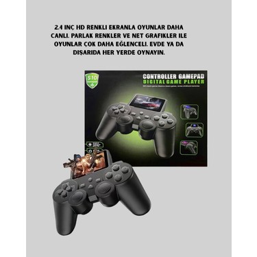 Brf Store Brf Store Sepetium 2.4 Inç Ekranlı 500 Oyunlu Taşınabilir Retro Oyun Konsolu, Şarjlı El Tipi — 4. ürün görseli