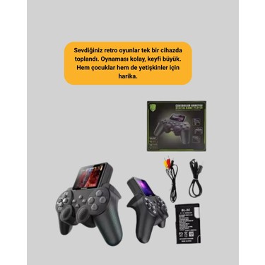 Brf Store Brf Store Sepetium 2.4 Inç Ekranlı 500 Oyunlu Taşınabilir Retro Oyun Konsolu, Şarjlı El Tipi — 5. ürün görseli