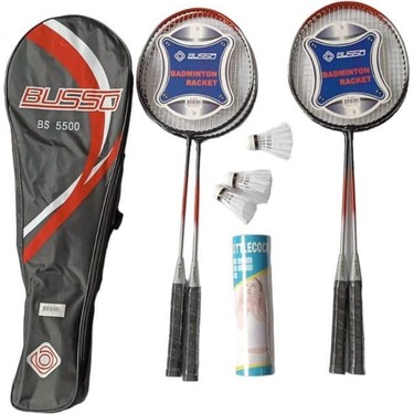 Busso Busso BS5500 4 Adet Badminton Raketi, Çantası ve 9 Badminton Topu ile Tam fiyatı ve görseli