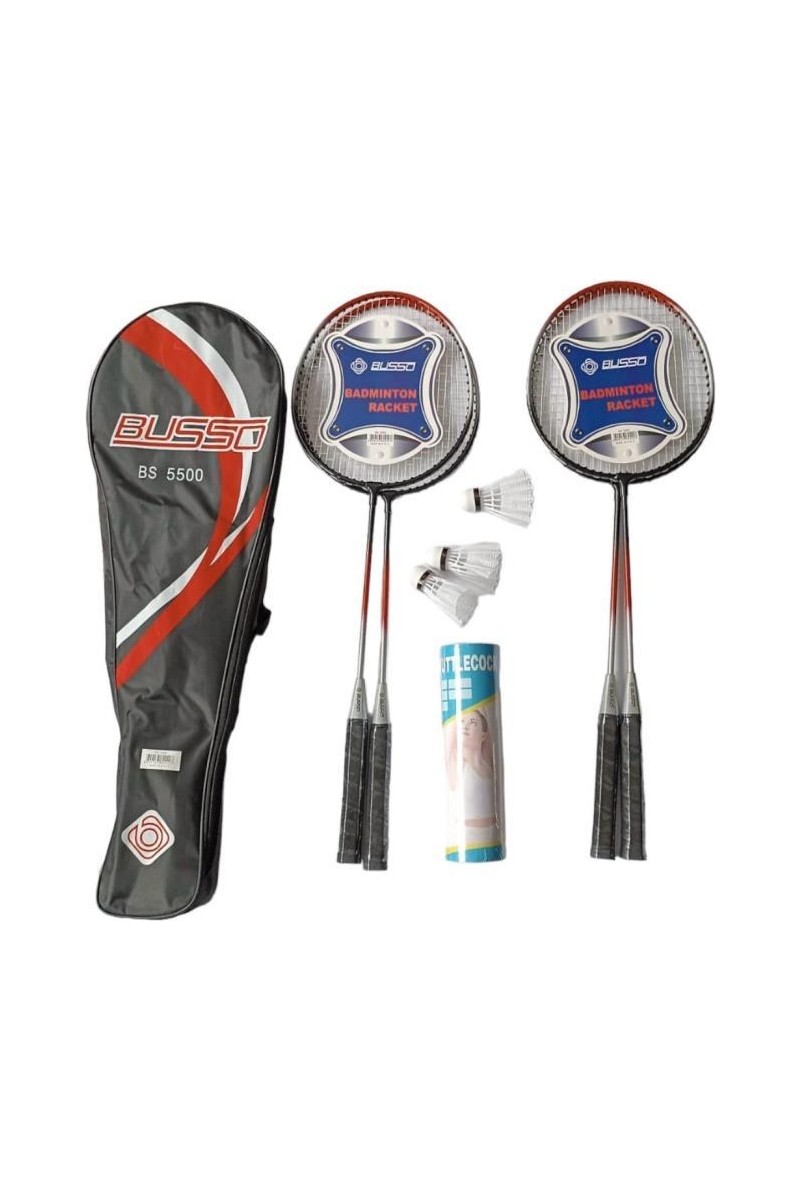 Busso Busso BS5500 4 Adet Badminton Raketi, Çantası ve 9 Badminton Topu ile Tam — 2. ürün görseli