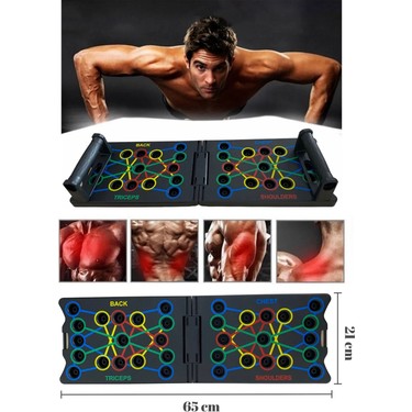 Hubstein Büyük Şınav Tahtası Çalışma Platformu Aleti Barları Push-Up Kondisyon Fitness fiyatı ve görseli