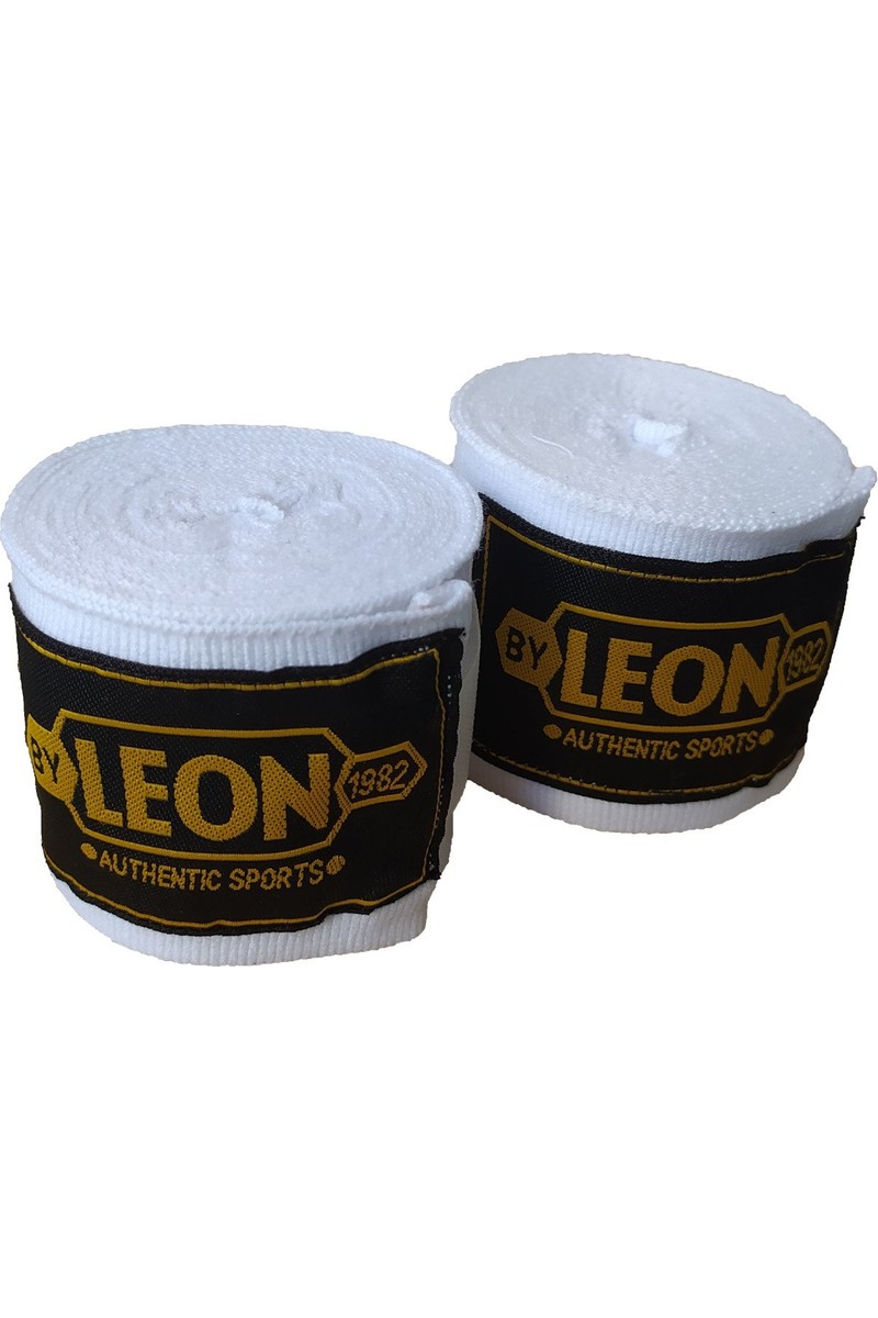 By Leon 1982 Elastik Boks, Kick Boks ve Muay Thai Bandajı 3,5 Metre Beyaz