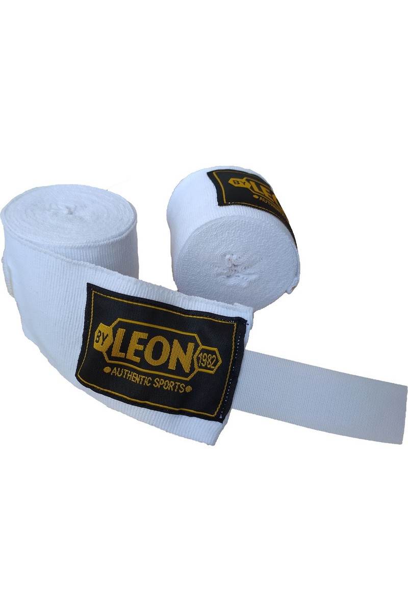 By By Leon 1982 Elastik Boks, Kick Boks ve Muay Thai Bandajı 3,5 Metre Beyaz — 2. ürün görseli