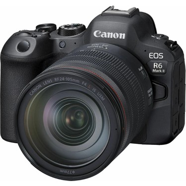 Canon Canon Eos R6 Mark II 24-105MM F/4L IS USM Kit Siyah Renkli Aynasız SLR Fotoğraf fiyatı ve görseli