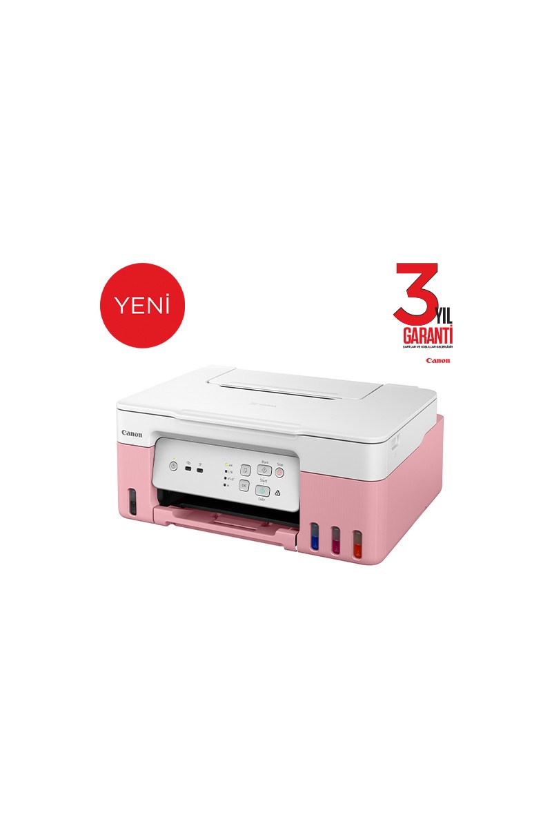 Canon Canon G3430 Wi-Fi + Tarayıcı + Fotokopi Renkli Çok Fonksiyonlu Tanklı Pembe Mürekkep Püskürtmeli — 5. ürün görseli