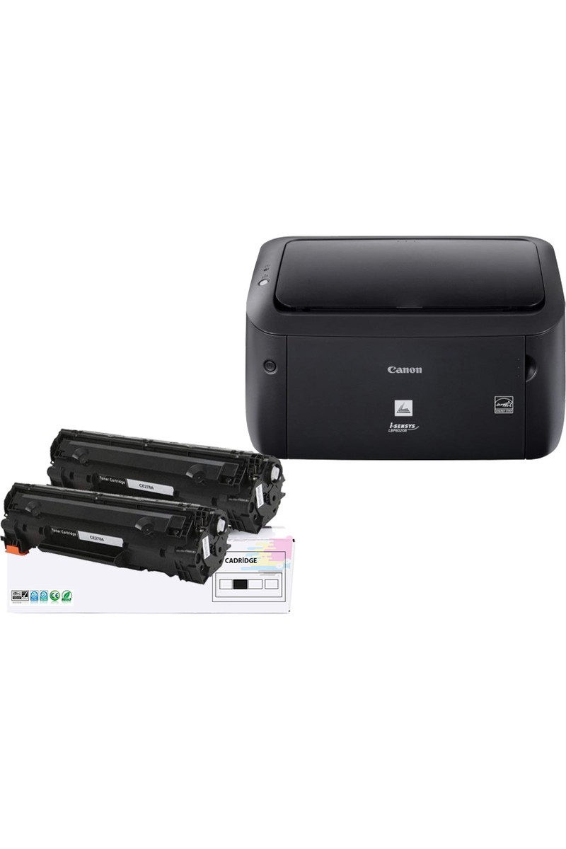 Canon i-Sensys LBP6030 Mono Lazer Yazıcı Siyah + 2 Muadil Toner