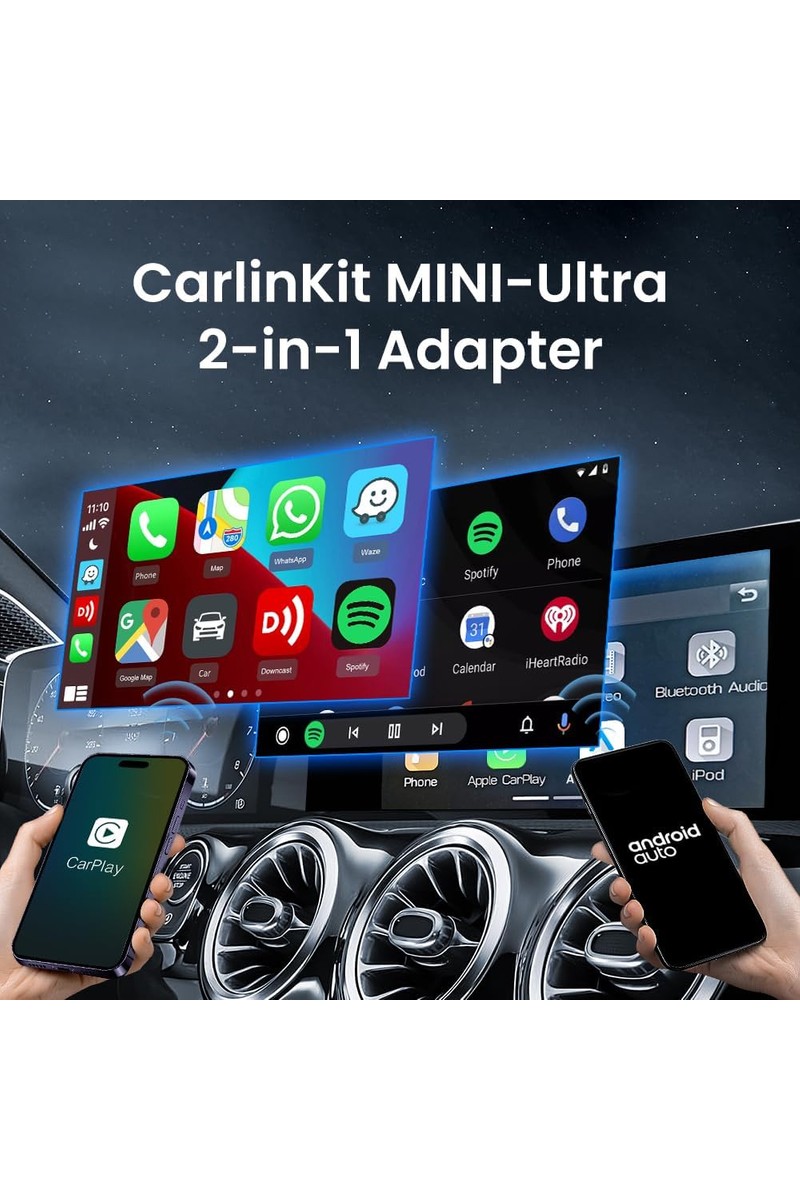 Carlinkit Carlinkit Mini Ultra 2025 Kablosuz Carplay & Android Auto Adaptörü | iPhone ve Android Uyumlu — 2. ürün görseli