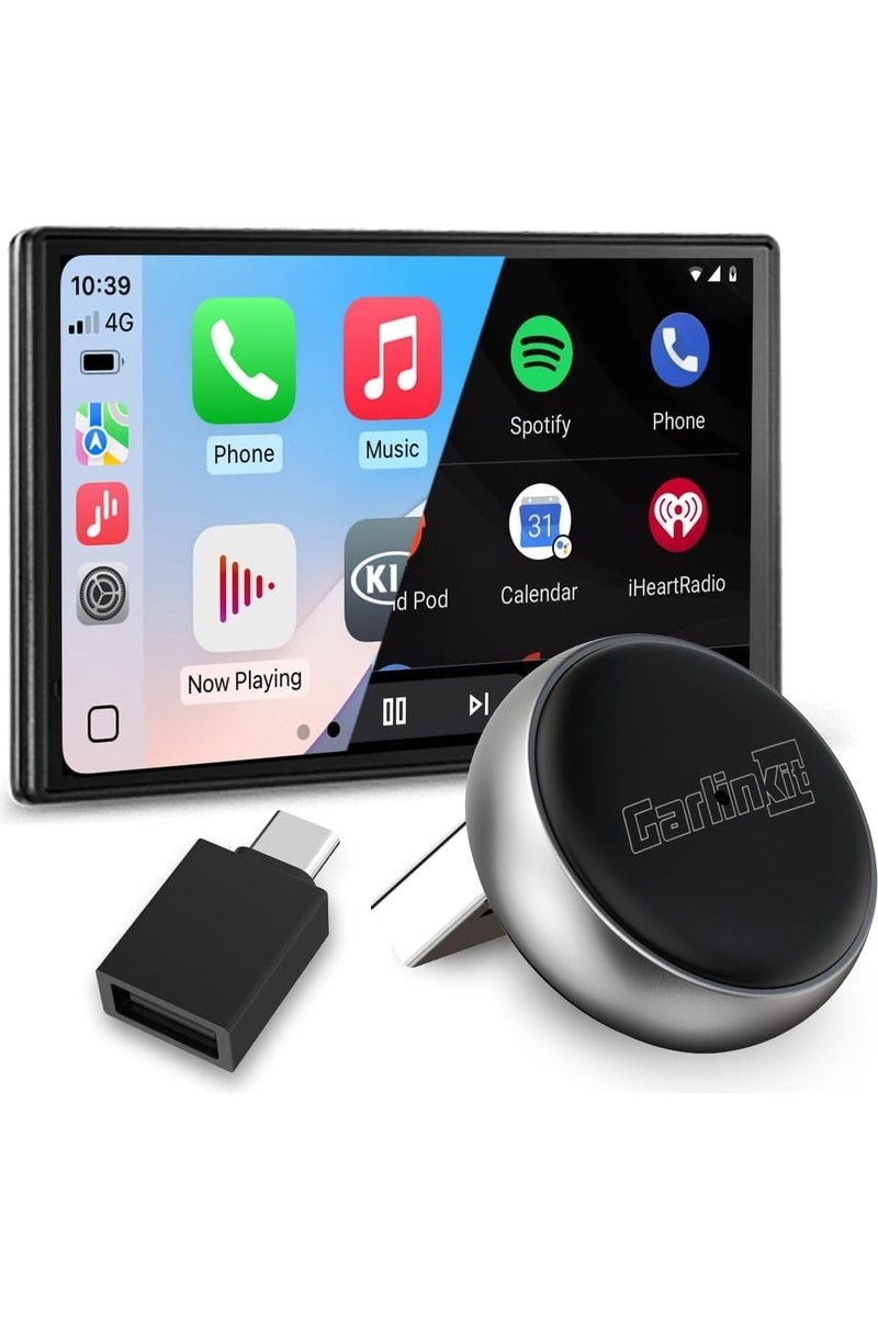 Carlinkit Mini Ultra 3 Kablosuz Carplay ve Android Auto Adaptörü – iPhone ve Android 11+ Destekli, Usb-A / Type-C Tak Çalıştır, Hızlı ve Stabil Bağlantı