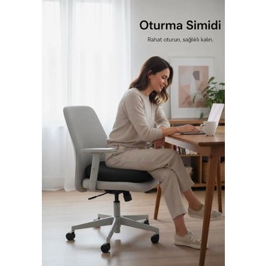 Carman Carman Orınor Visco Oturma Simidi Ortopedik Minder Visko Sünger Yuvarlak Oturma Yastığı Fermuarlı — 4. ürün görseli