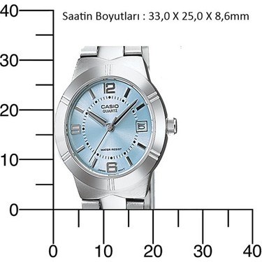 Casio Casio Kadın Kol Saati LTP-1241D-2ADF Gri İyon Kaplama Suya Dayanıklı 1 ATM Günlük Kullanım — 2. ürün görseli