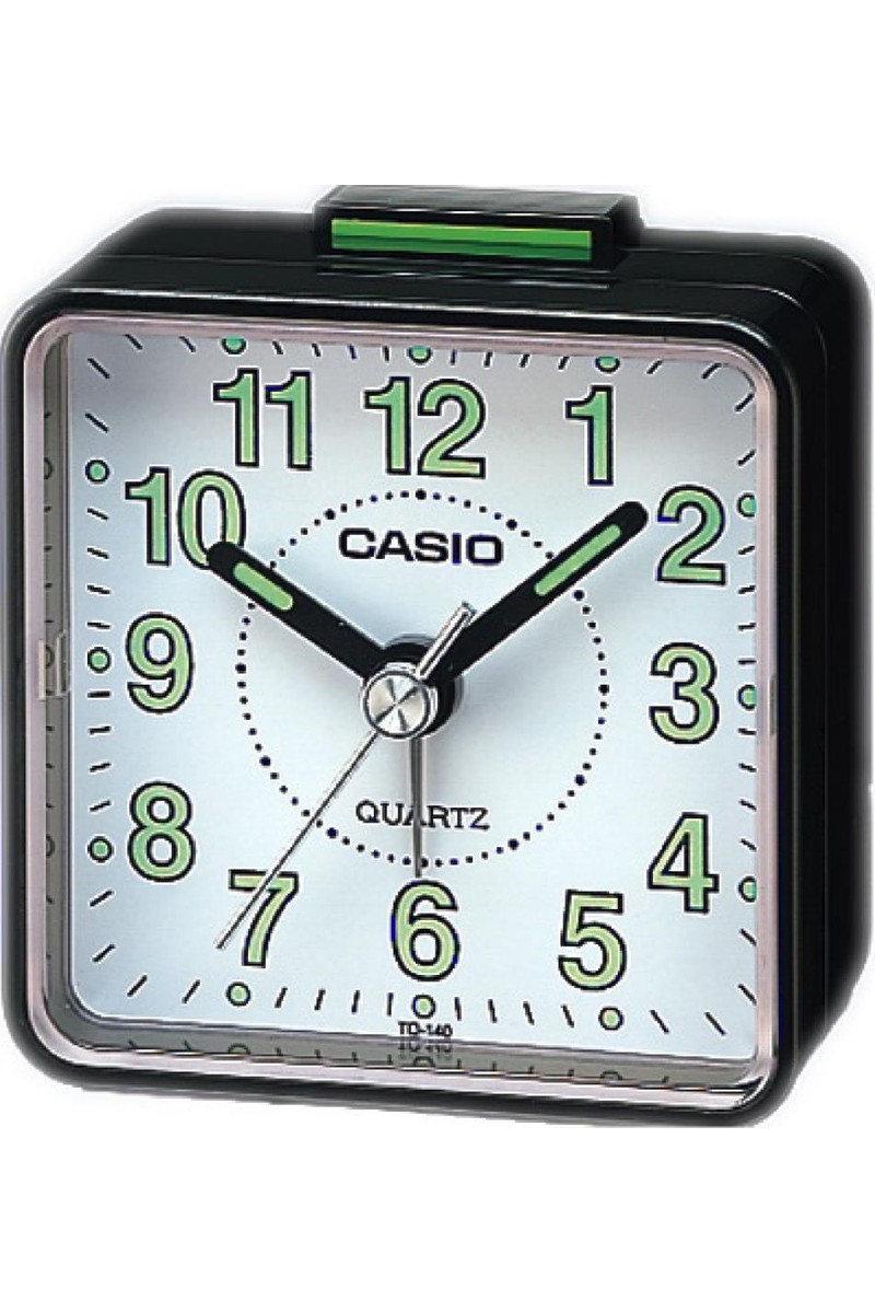 Casio TQ-140-1BDF Siyah Kasa ile Kadın Cinsiyetli Analog Masa Saati, Suya Dayanıklı Özellik