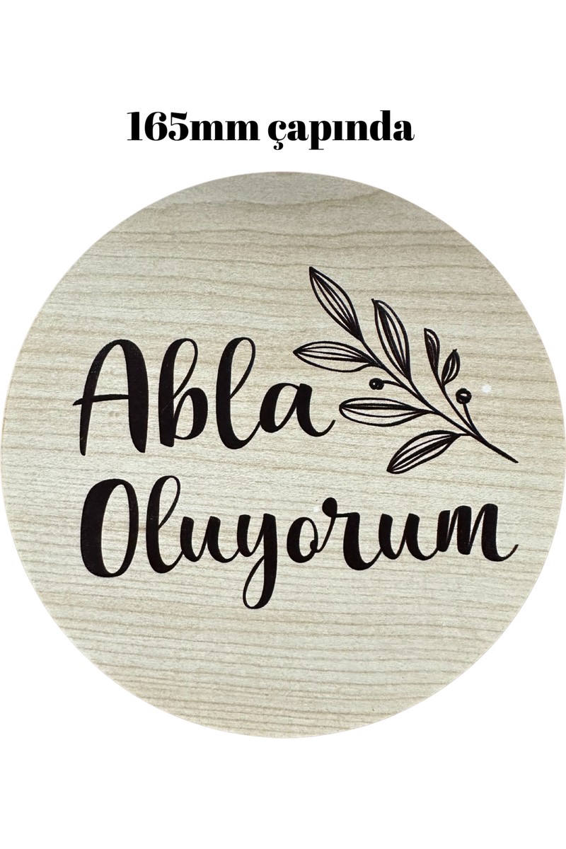 Ceo Design Ceo Design Abla Oluyorum Ahşap Anı Diski Bebek Fotoğraf — 5. ürün görseli