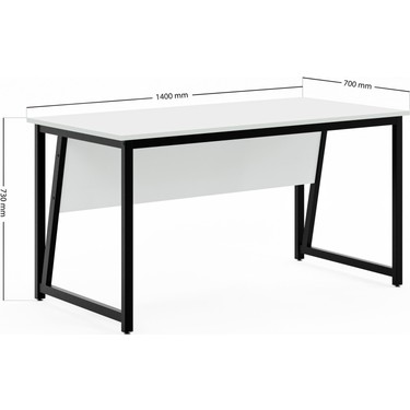 Ceramical Ms2 Çalışma Masası,ofis Masası - 70X140 cm - — 6. ürün görseli
