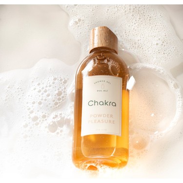 Chakra Chakra Duş Jeli - Powder Pleasure 250 ml, Ferahlatıcı ve Cildi Yumuşatan, Paraben İçermeyen — 3. ürün görseli