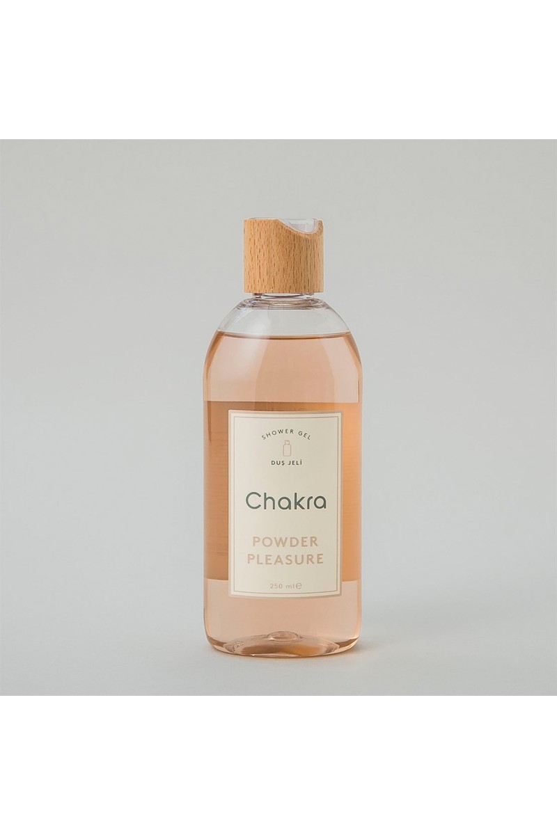 Chakra Chakra Duş Jeli - Powder Pleasure 250 ml, Ferahlatıcı ve Cildi Yumuşatan, Paraben İçermeyen — 6. ürün görseli
