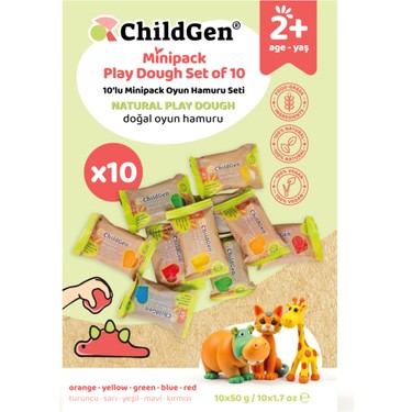 ChildGen ChildGen Doğal Oyun Hamuru -10'lu Minipack - — 3. ürün görseli