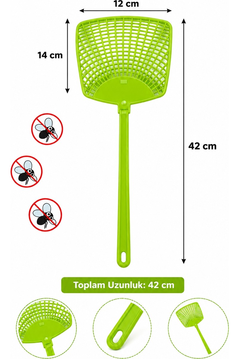 Cina Max Cina Max Sinek Vurucu Sinek Savar Sinek Yakalama Aparatı Plastik Sinek Öldürücü Vur — 6. ürün görseli