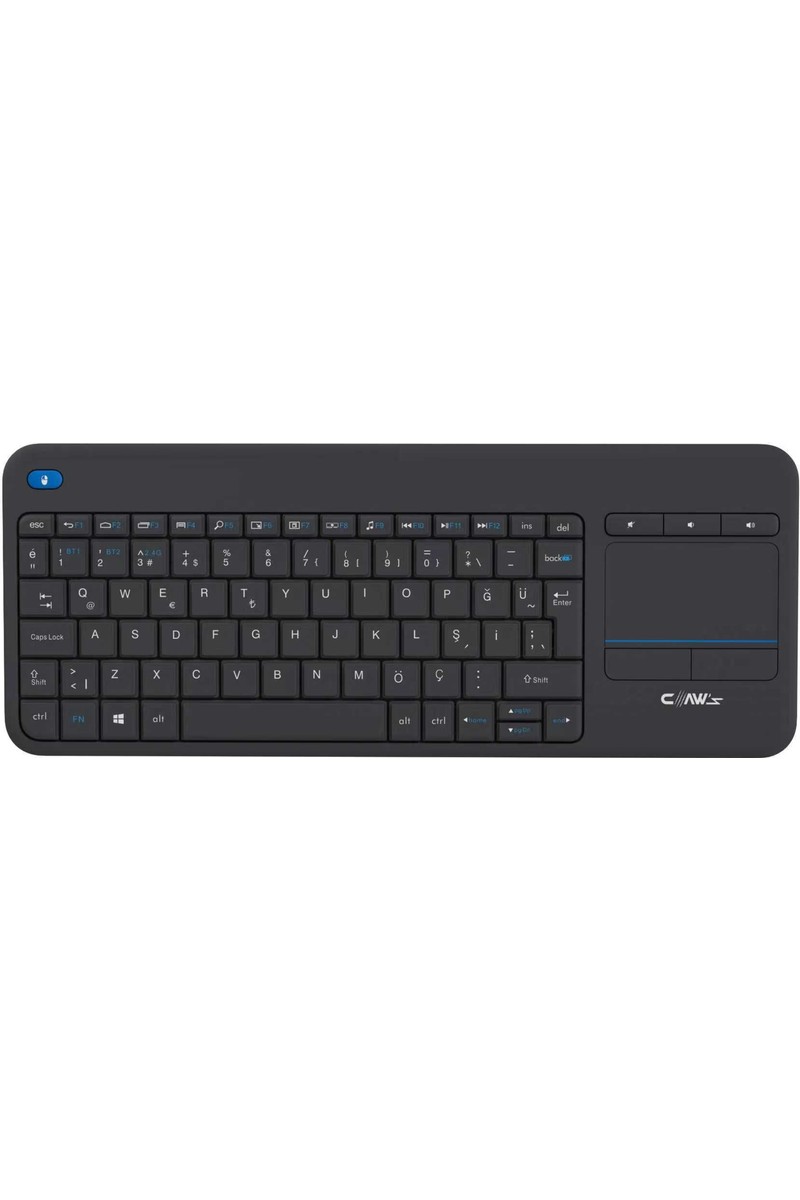 Claw's Orvia Luxe Kablosuz 3 Modlu & Dahili Touchpadli Windows & Macos Uyumlu 6 Aya Kadar Pil Ömürlü Kablosuz Ofis Klavyesi (Çift Bluetooth Profili & 2.4g Wifi Desteği)
