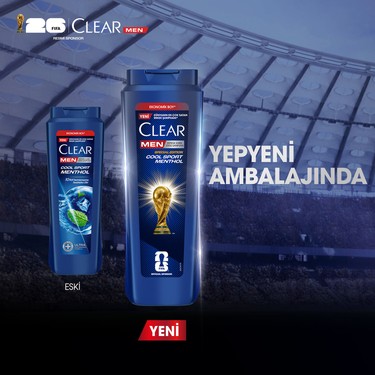 Clear Clear Men Cool Sport Menthol 600 ml Kepeğe Karşı Etkili Besleyici Şampuan Normal Saçlar — 3. ürün görseli