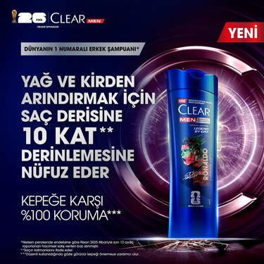 Clear Clear Men Şampuan 350 Ml Legend By Cr7 — 3. ürün görseli