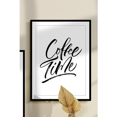 Özcanlar Çerçeve Coffee Time Çerçevesiz Çerçeve Görünümlü 2 Parça Mdf  Duvar Tablo Seti  Mutfak Temalı Tablo — 4. ürün görseli