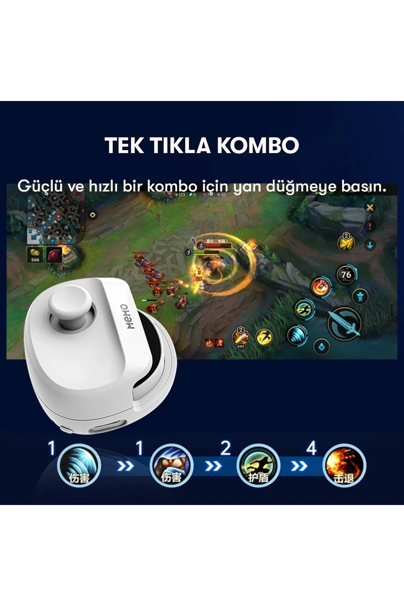 Colezium Memo MB01 Oyun Tuşu - Beyaz