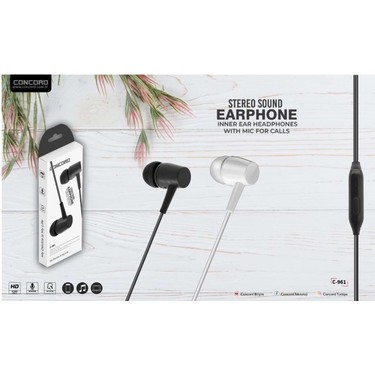 Concord Concord C-961 Mikrofonlu Kulak İçi Kulaklık Kablolu Stereo Bağlantı Extra — 2. ürün görseli