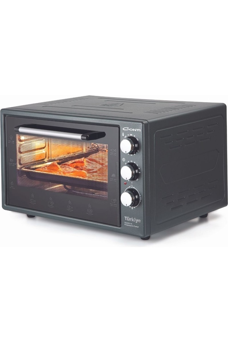 Conti Conti CMF-400 Cooky 40 Litre Midi Fırın 1500W Kompakt Tasarım ve Ayarlanabilir Sıcaklık — 3. ürün görseli