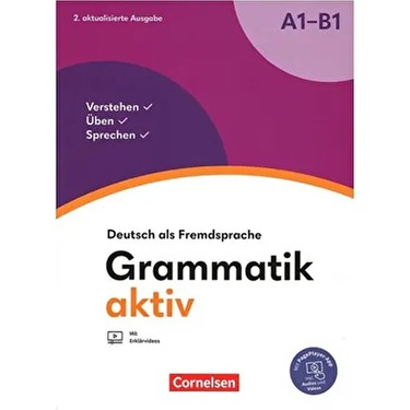 Cornella Cornella Cornelsen Grammatik Aktiv A1 - B1 Kitap Hedef Yaş Grubu: Gençler ve Yetişkinler Online fiyatı ve görseli