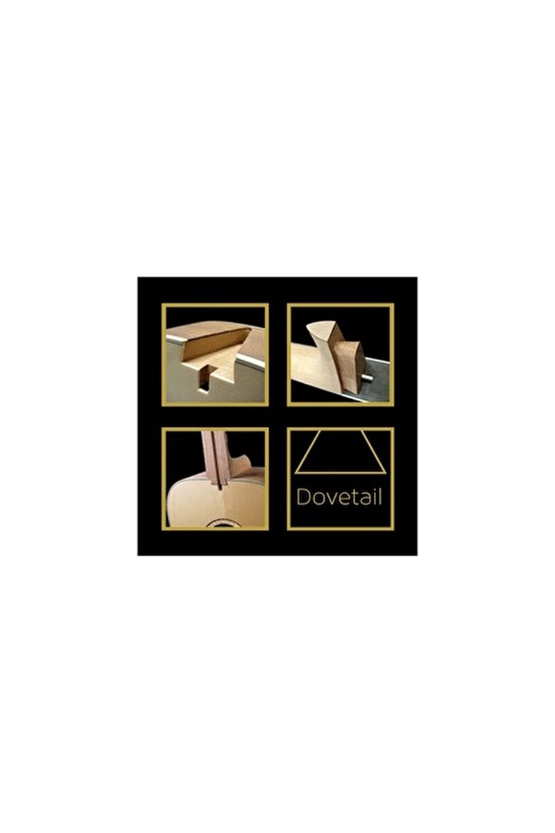 Cort Cort Akustik Gitar AD810OPW Doğal Renkli Kılıflı Dovetail Sap Bağlantısı ile 25.5" Boy — 3. ürün görseli