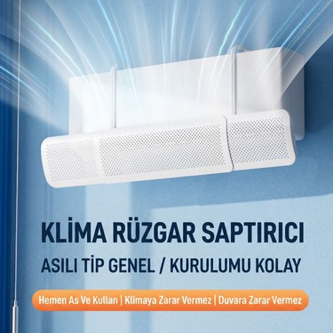 CoverZone CoverZone Delikli Ayarlanabilir Klima Hava Yönlendirici Klima Aparatı Klima Siperliği 57-96 cm — 6. ürün görseli