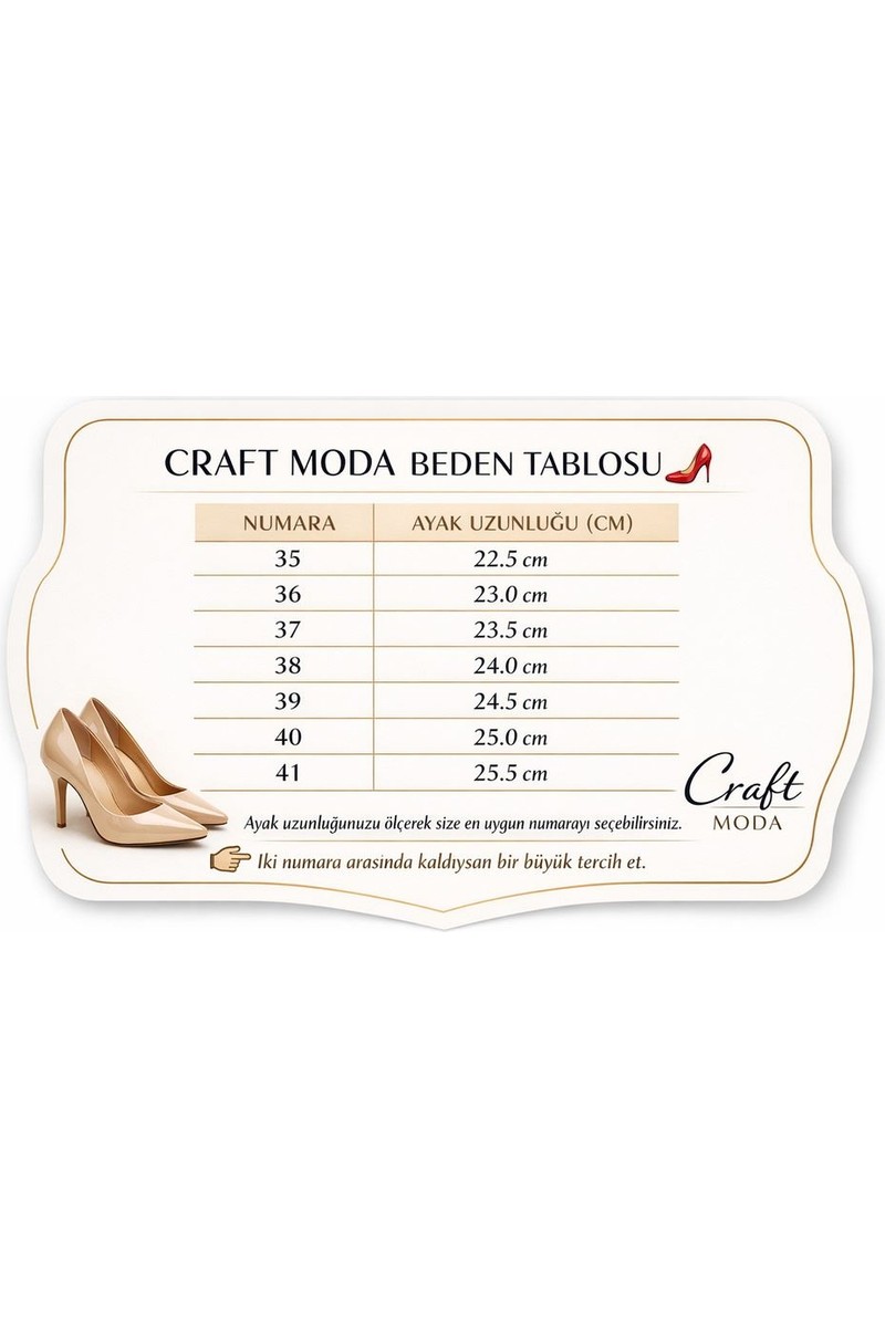 Craft Craft Moda Fiyonklu Bilekten Bantlı Ince Topuklu Stiletto Kadın Ayakkabı — 3. ürün görseli