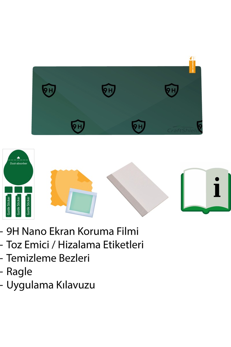 CraftShield CraftShield 12.3" Multimedya Ekran Koruyucu 9H Nano Uyumlu Nissan Qashqai (2024-2026) Koruma — 3. ürün görseli