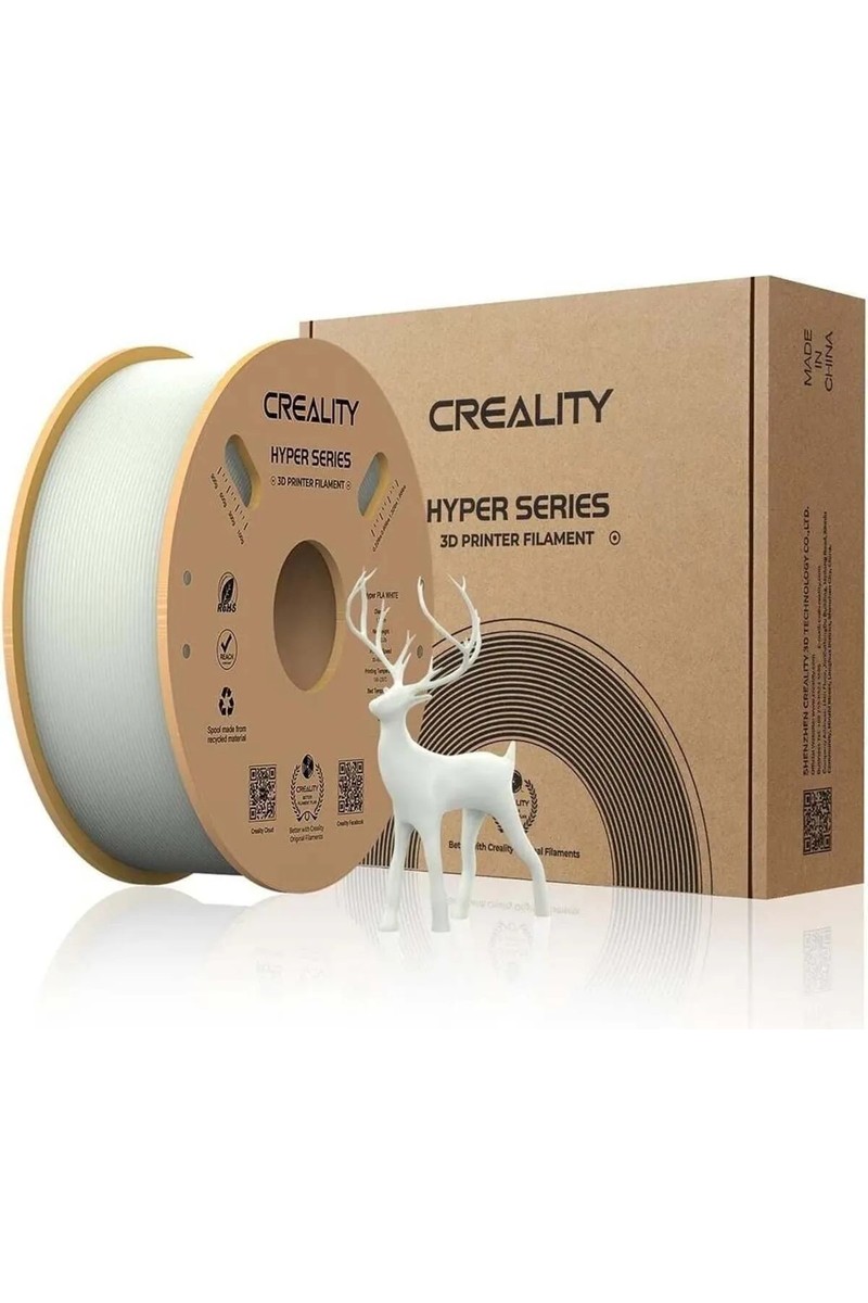 Creality Creality Hyper PLA Beyaz Filament 1.75MM 1000gr Kalite 3D Yazıcı — 6. ürün görseli